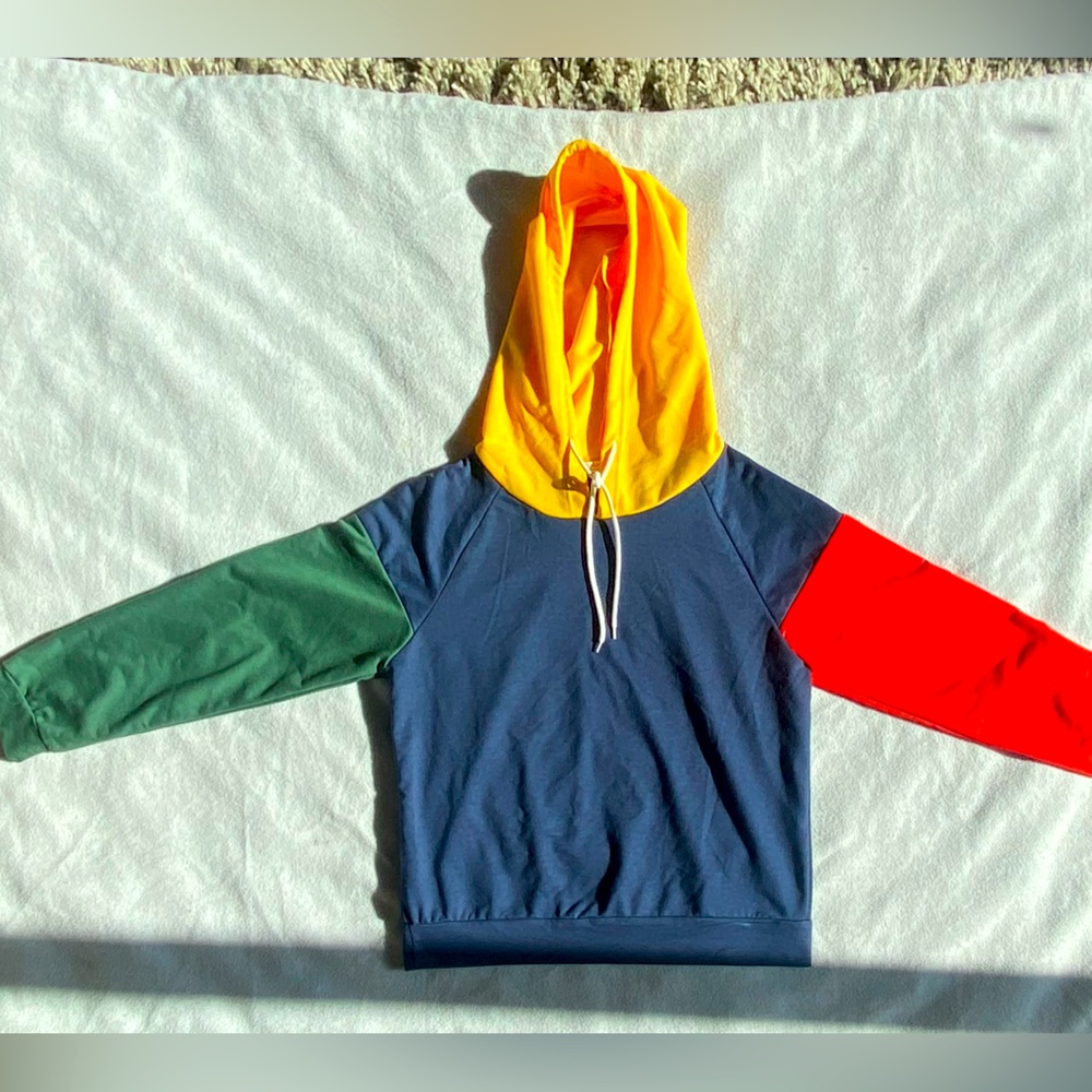 Hoodie long sleeve, multicolored